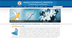 Desktop Screenshot of keralastatisticalinstitute.org