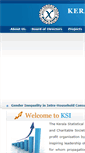 Mobile Screenshot of keralastatisticalinstitute.org